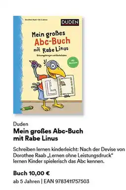 Thalia Duden mein großes abc-buch mit rabe linus Angebot