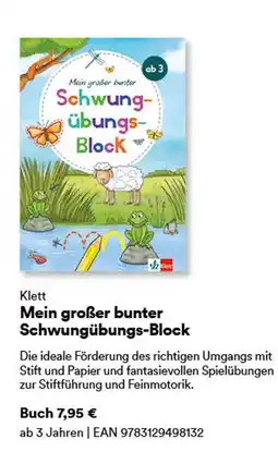 Thalia Klett mein großer bunter schwungübungs-block Angebot
