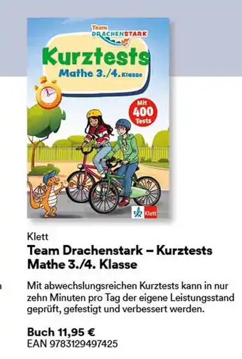Thalia Klett team drachenstark – kurztests mathe 3./4. klasse Angebot
