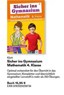 Thalia Klett sicher ins gymnasium mathematik 4. klasse Angebot