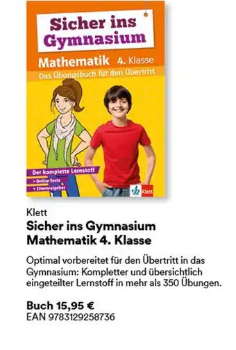 Thalia Klett sicher ins gymnasium mathematik 4. klasse Angebot