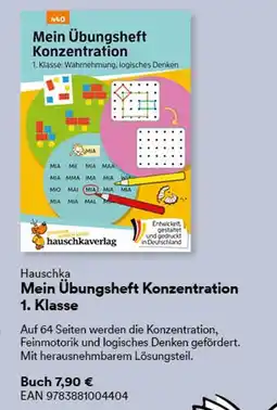 Thalia Hauschka mein übungsheft konzentration 1. klasse Angebot