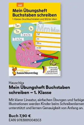 Thalia Hauschka mein übungsheft buchstaben schreiben – 1. klasse Angebot