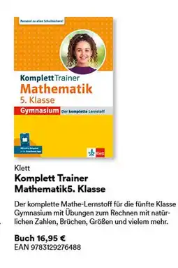 Thalia Klett komplett trainer mathematik 5. klasse Angebot