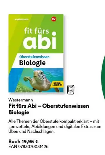 Thalia Westermann fit fürs abi – oberstufenwissen biologie Angebot