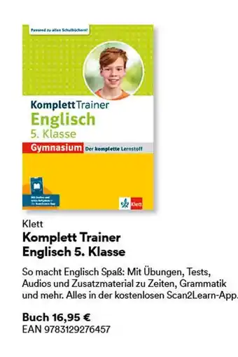 Thalia Klett komplett trainer englisch 5. klasse Angebot