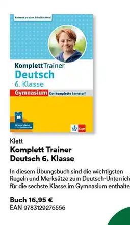 Thalia Klett komplett trainer deutsch 6. klasse Angebot