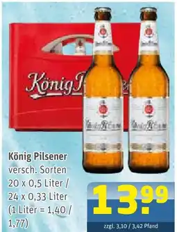 Getränke Arena König pilsener Angebot
