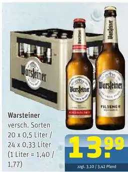 Getränke Arena Warsteiner Angebot