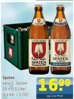 Getränke Arena Spaten spaten Angebot