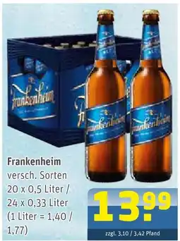 Getränke Arena Frankenheim frankenheim Angebot