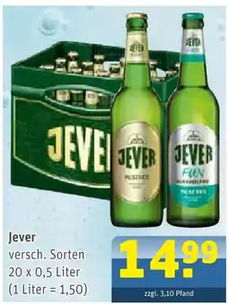 Getränke Arena Jever Angebot