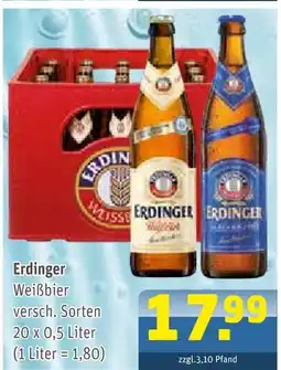 Getränke Arena Erdinger weißbier Angebot
