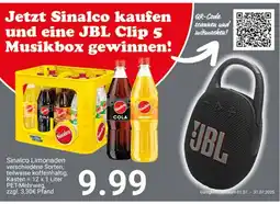 Getränke Arena Sinalco limonaden Angebot