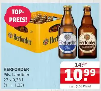 Getränke Quelle Herforder pils oder landbier Angebot