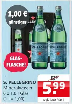 Getränke Quelle S. pellegrino mineralwasser Angebot