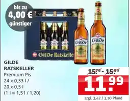 Getränke Quelle Gilde ratskeller premium pils Angebot