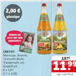 Getränke Quelle Creydt saft Angebot