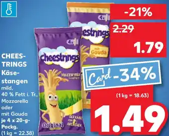 Kaufland CHEESTRINGS Käsestangen Angebot