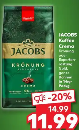 Kaufland JACOBS Kaffee Crema Angebot