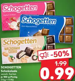 Kaufland SCHOGETTEN Schokolade Angebot