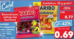 Kaufland HARIBO Fruchtgummis oder Lakritze Angebot