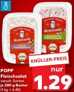 Kaufland POPP Fleischsalat Angebot