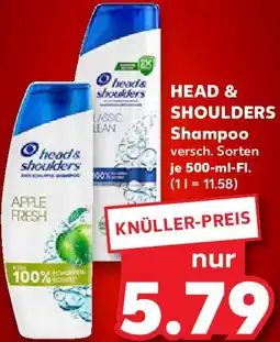 Kaufland HEAD & SHOULDERS Shampoo Angebot