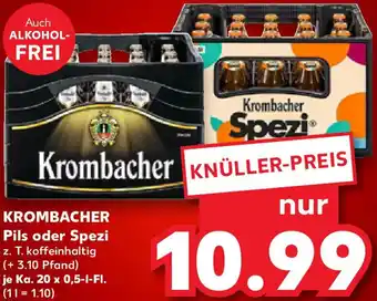 Kaufland KROMBACHER Pils oder Spezi Angebot