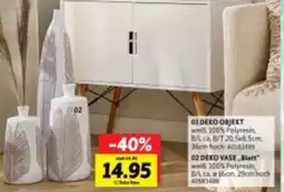 SCONTO DEKO VASE Blatt Angebot