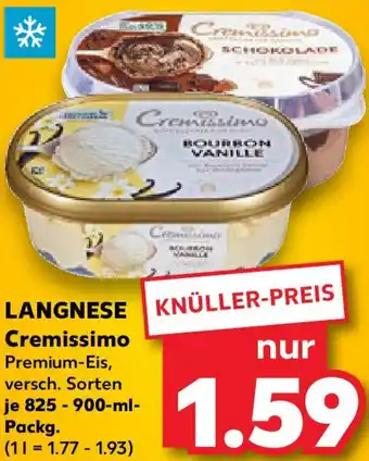 Kaufland LANGNESE Cremissimo Angebot