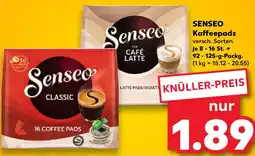 Kaufland SENSEO Kaffeepads Angebot