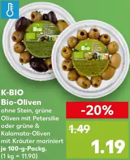 Kaufland K-BIO Bio-Oliven Angebot