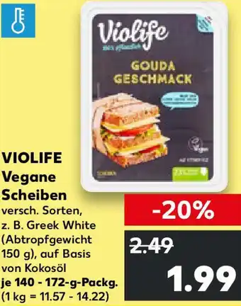 Kaufland VIOLIFE Vegane Scheiben Angebot