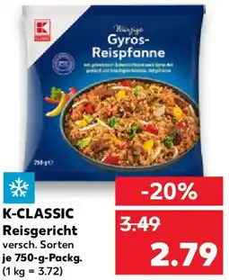 Kaufland K-CLASSIC Reisgericht Angebot