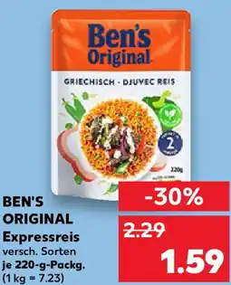 Kaufland BEN'S ORIGINAL Expressreis Angebot