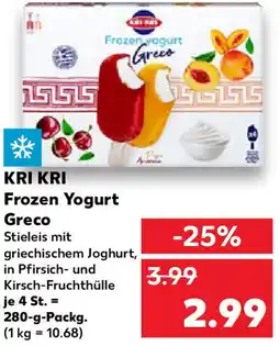 Kaufland KRI KRI Frozen Yogurt Greco Angebot