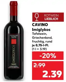 Kaufland CAVINO Imiglykos Angebot