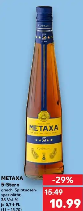 Kaufland METAXA 5-Stern Angebot