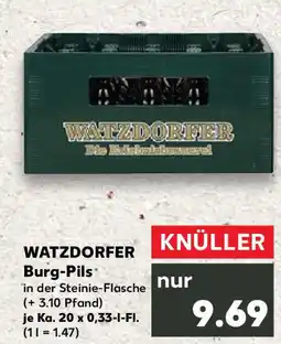 Kaufland WATZDORFER Burg-Pils Angebot