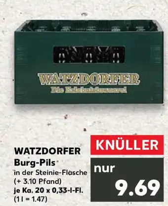 Kaufland WATZDORFER Burg-Pils Angebot