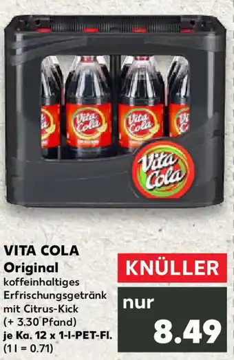 Kaufland VITA COLA Original Angebot