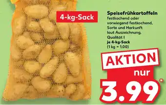 Kaufland Speisefrühkartoffeln Angebot