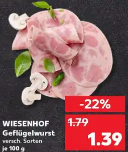 Kaufland WIESENHOF Geflügelwurst Angebot