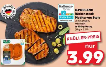 Kaufland K-PURLAND Rückensteak Mediterran Style Angebot