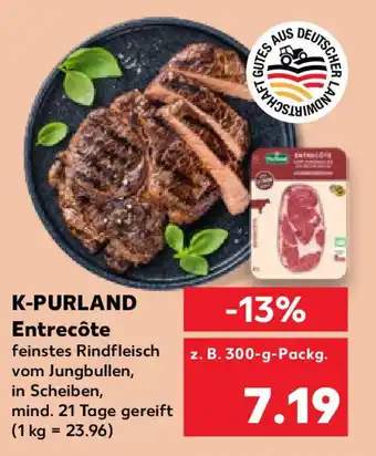 Kaufland K-PURLAND Entrecôte Angebot