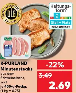 Kaufland K-PURLAND Minutensteaks Angebot
