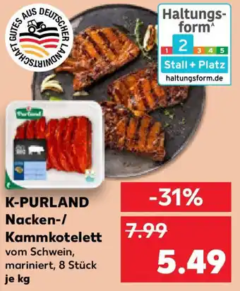 Kaufland K-PURLAND Nacken-/ Kammkotelett Angebot