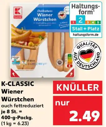 Kaufland K-CLASSIC Wiener Würstchen Angebot