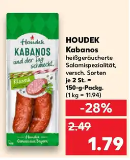 Kaufland HOUDEK Kabanos Angebot